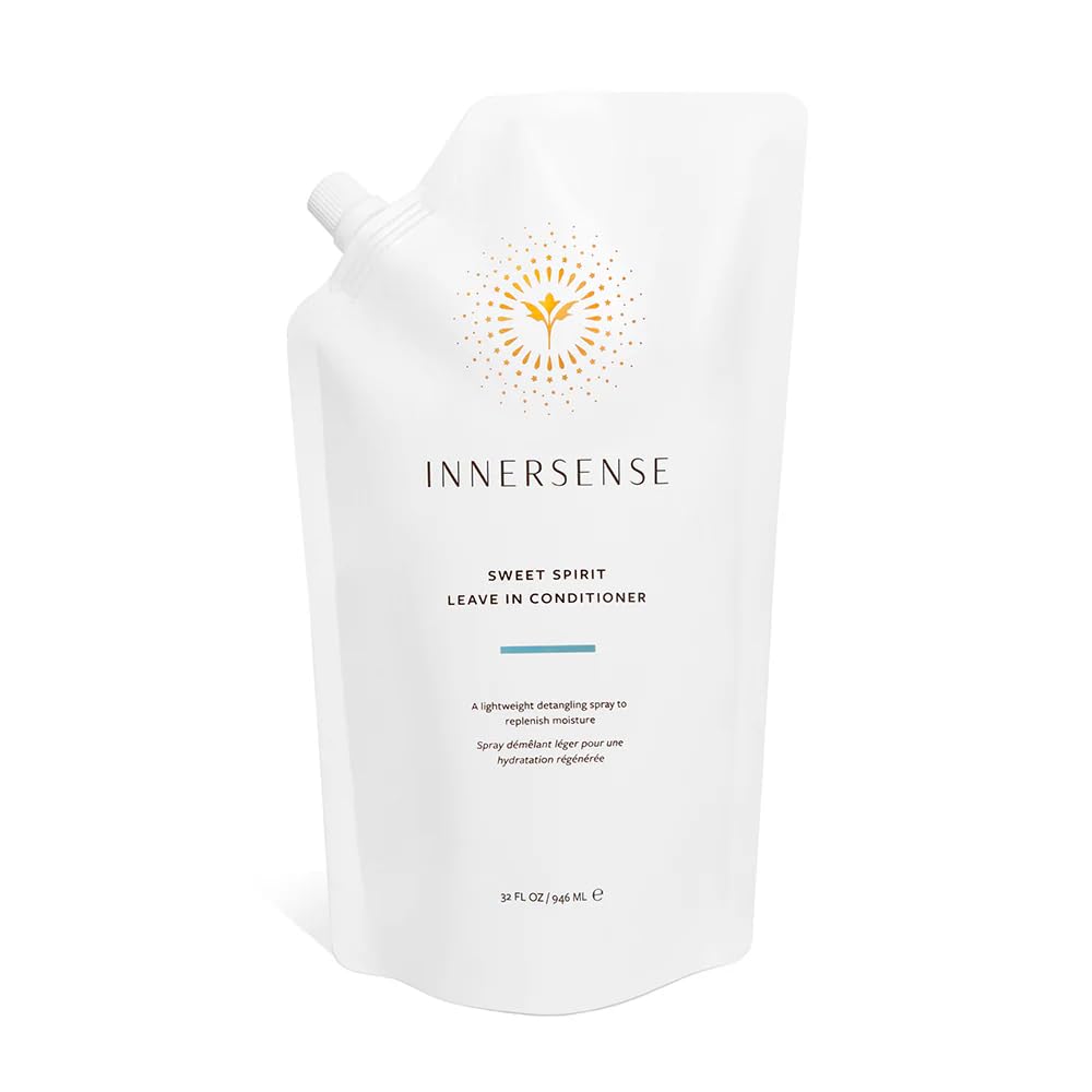 INNERSENSE refill bottle front view showing label and size, highlights eco value