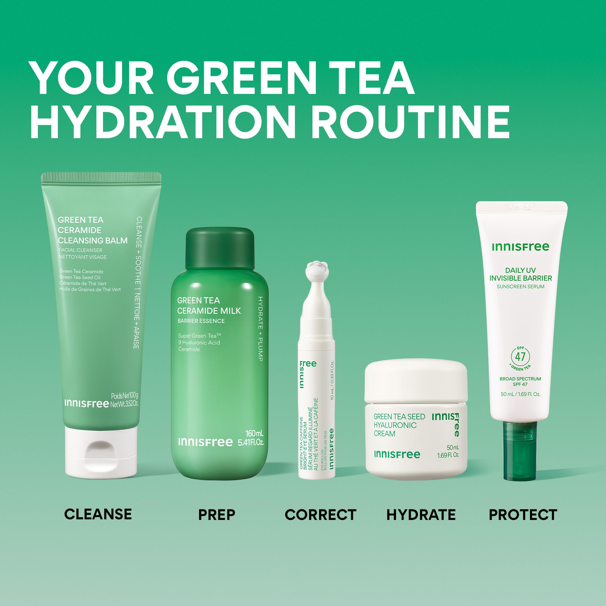 innisfree placed at sink in bathroom lifestyle setting for everyday double cleanse routine