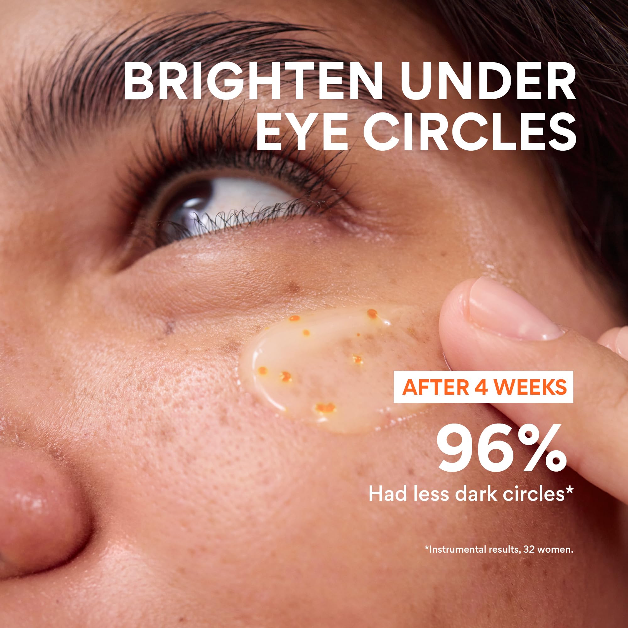 innisfree before and after swipe showing improved skin tone