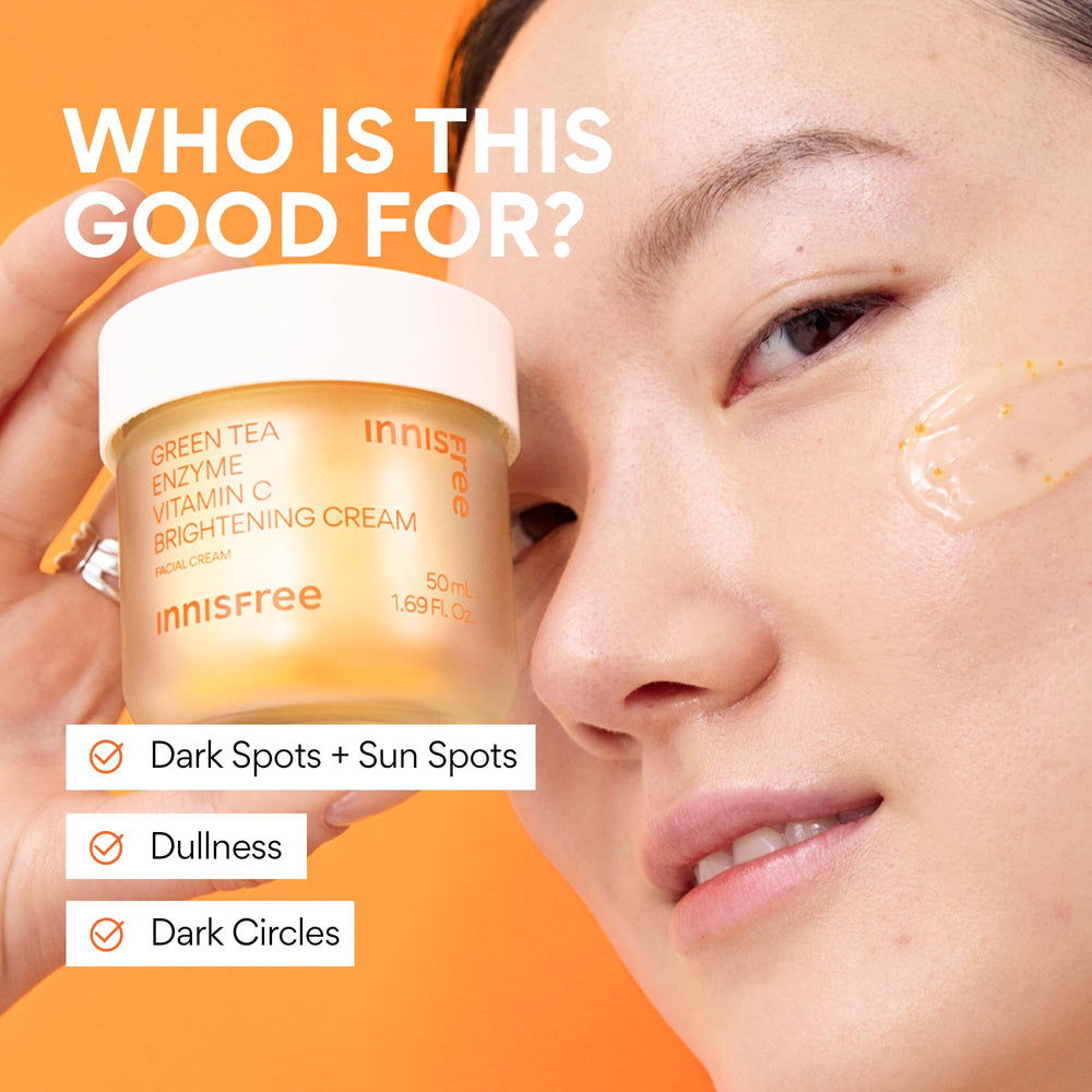 innisfree cream layered under sunscreen showing daytime compatibility