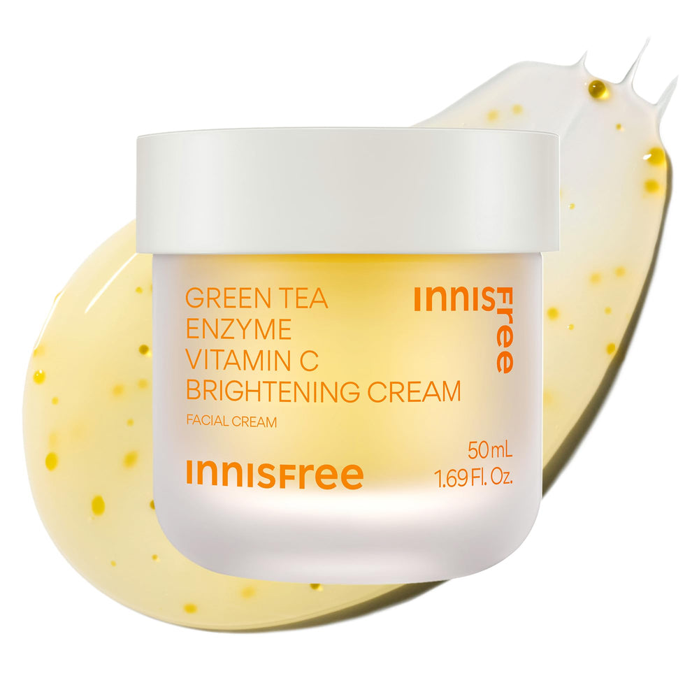 innisfree front packaging showing brightening cream and benefits
