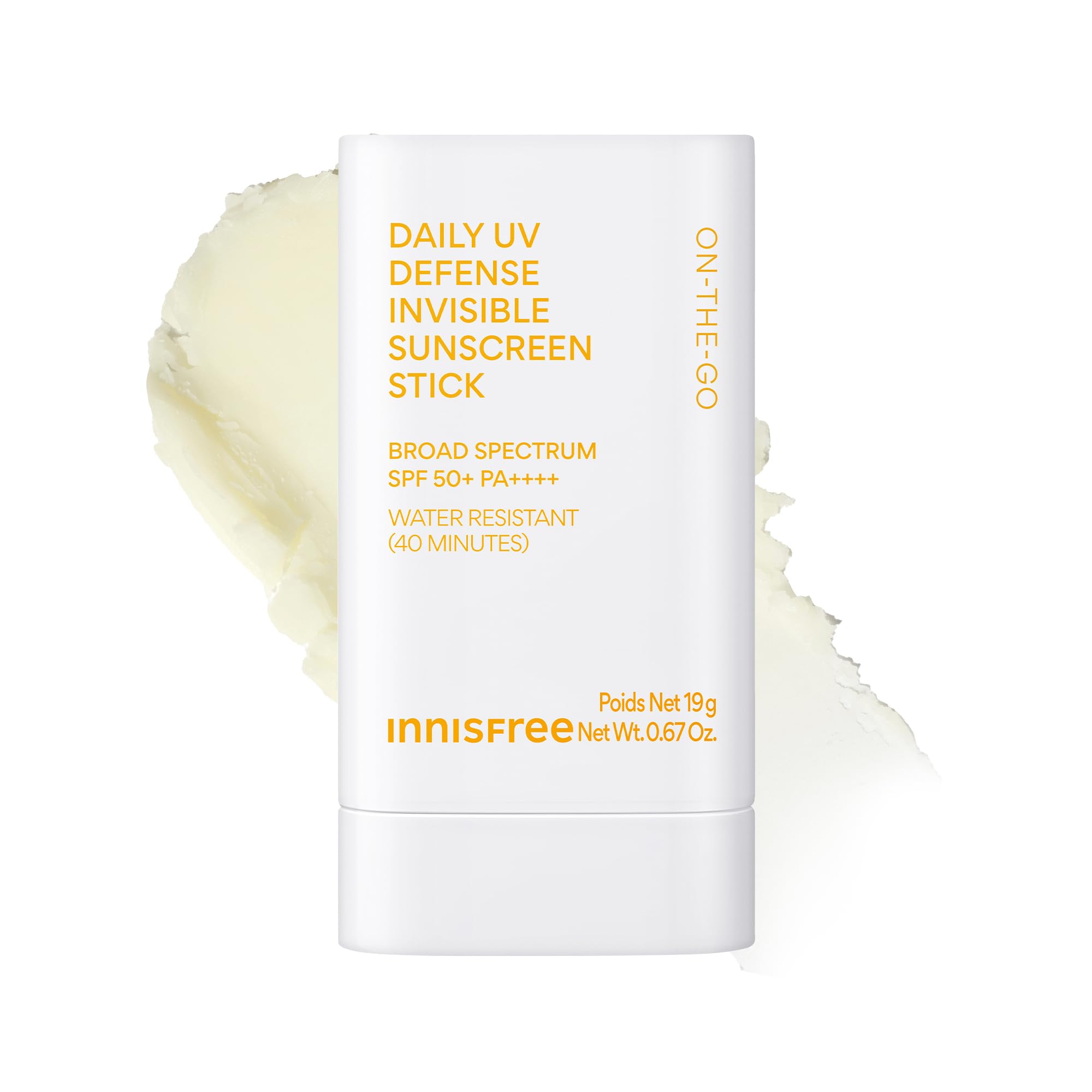 innisfree front packaging showing stick and branding, convenient travel protection