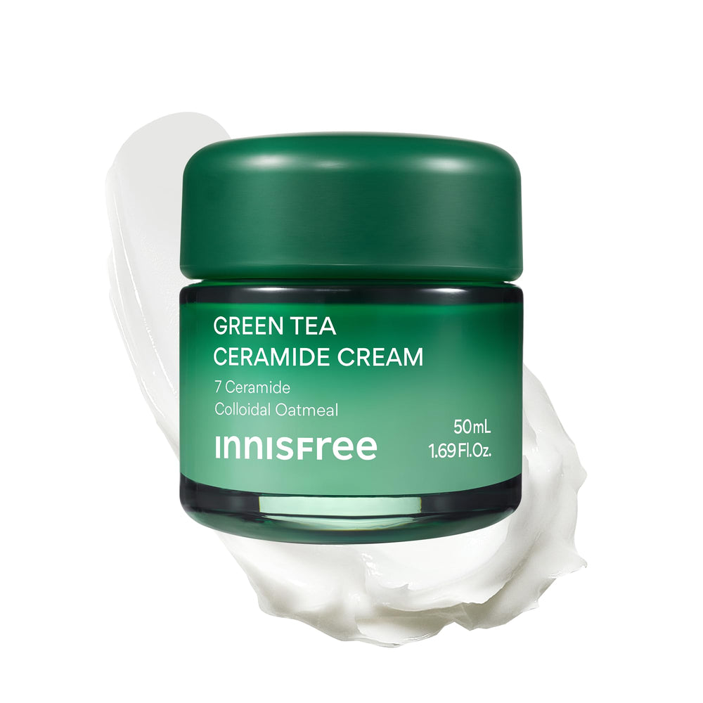 innisfree jar front view showing hydrating rescue cream for immediate barrier support