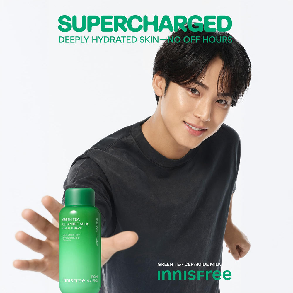 innisfree travel-sized bottle inside bag for on-the-go hydration