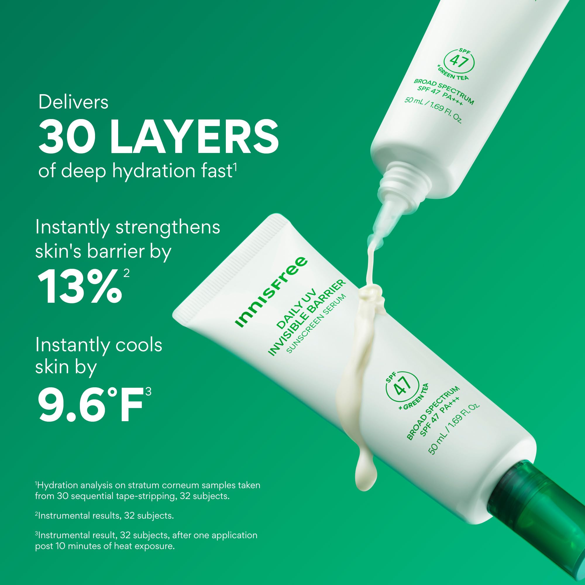 innisfree open jar with product drop showcasing smooth consistency and hydration