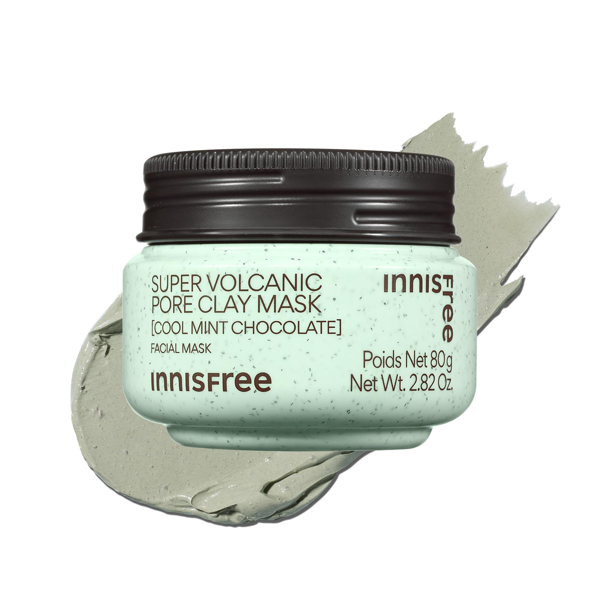 innisfree jar front view showing label and cooling mint benefit