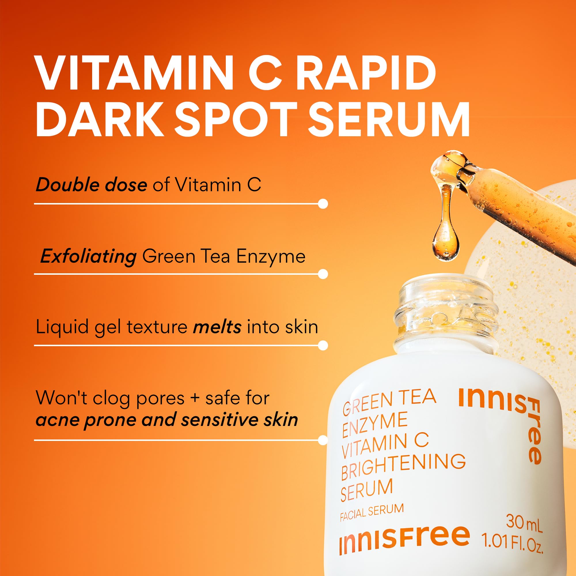 innisfree serum and cream on vanity portraying daily routine boost