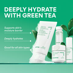innisfree serum pump with droplet highlighting hydrating hyaluronic boost