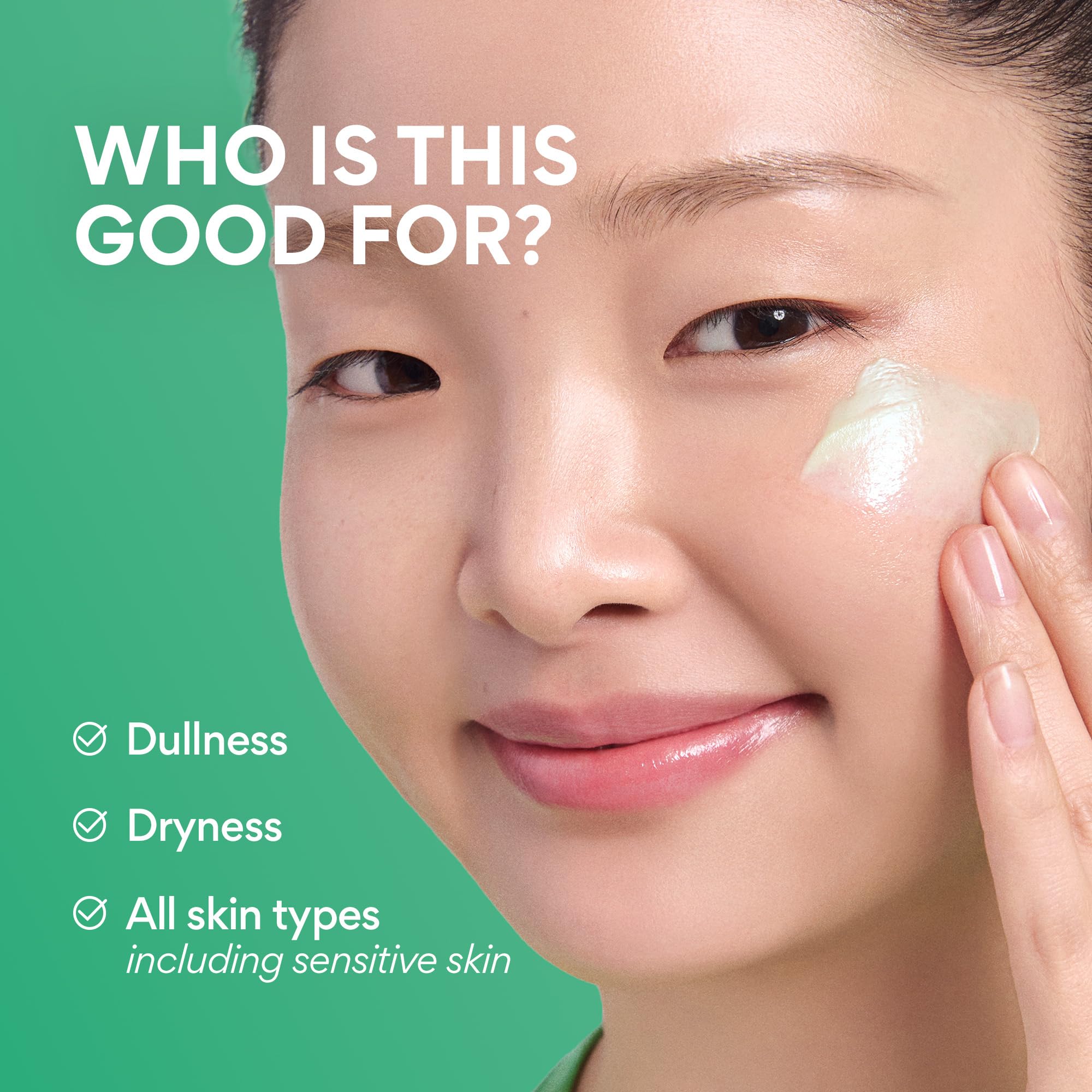 innisfree next to a hand for scale to show compact, travel-friendly tube