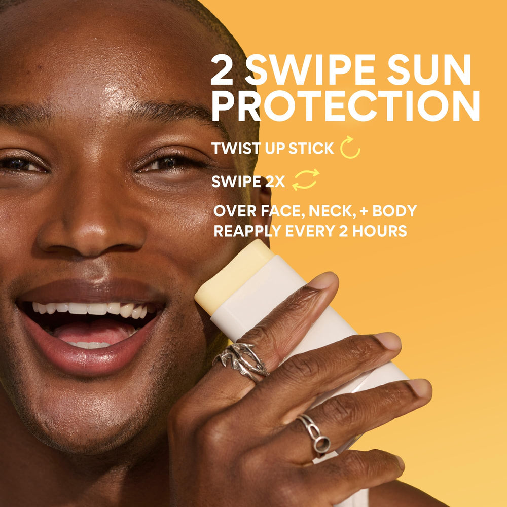 innisfree next to a coin for size comparison, pocketable sunscreen stick