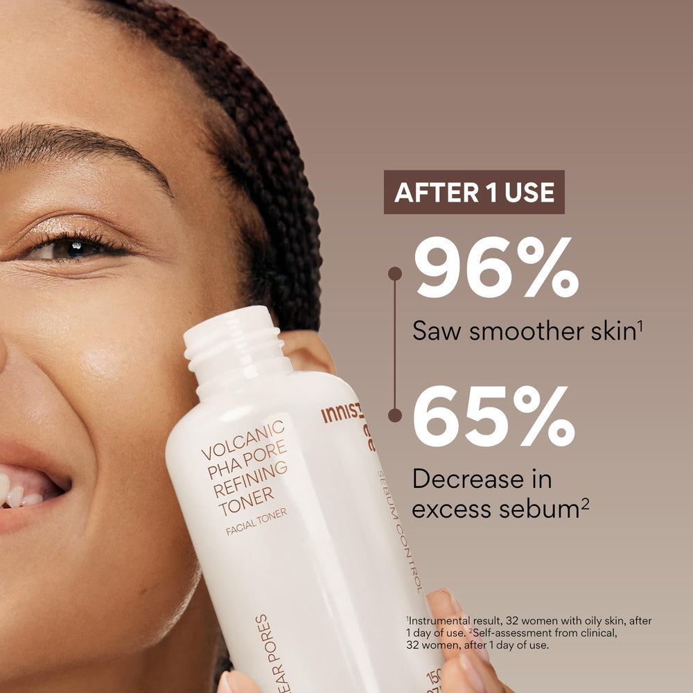innisfree close-up of volcanic silica texture for gentle smoothing
