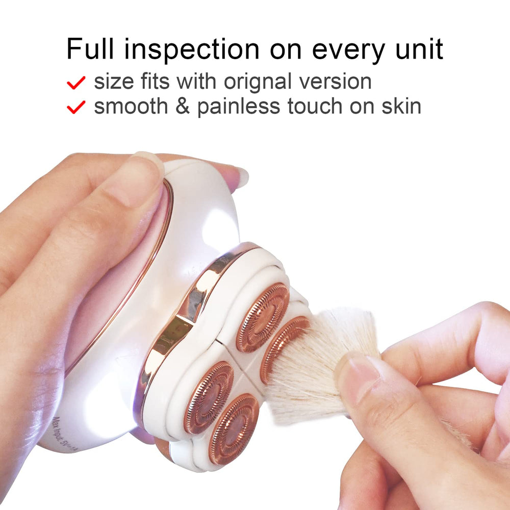 innobeaut close-up of cutting head detail for sharper, smoother shaves benefit