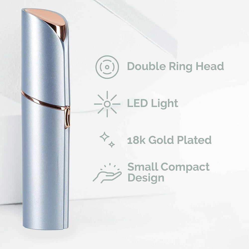 innobeaut close-up of dual-ring head demonstrating gentle effective cutting