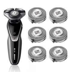 innobeaut front packaging showing six replacement heads and compatibility labels; easy replacement benefit