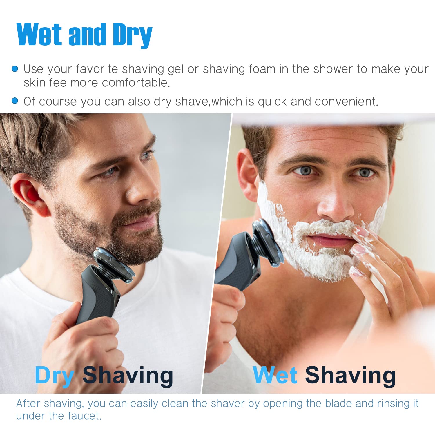 innobeaut SH50 lifestyle bathroom setup portraying refreshed shave routine comfort