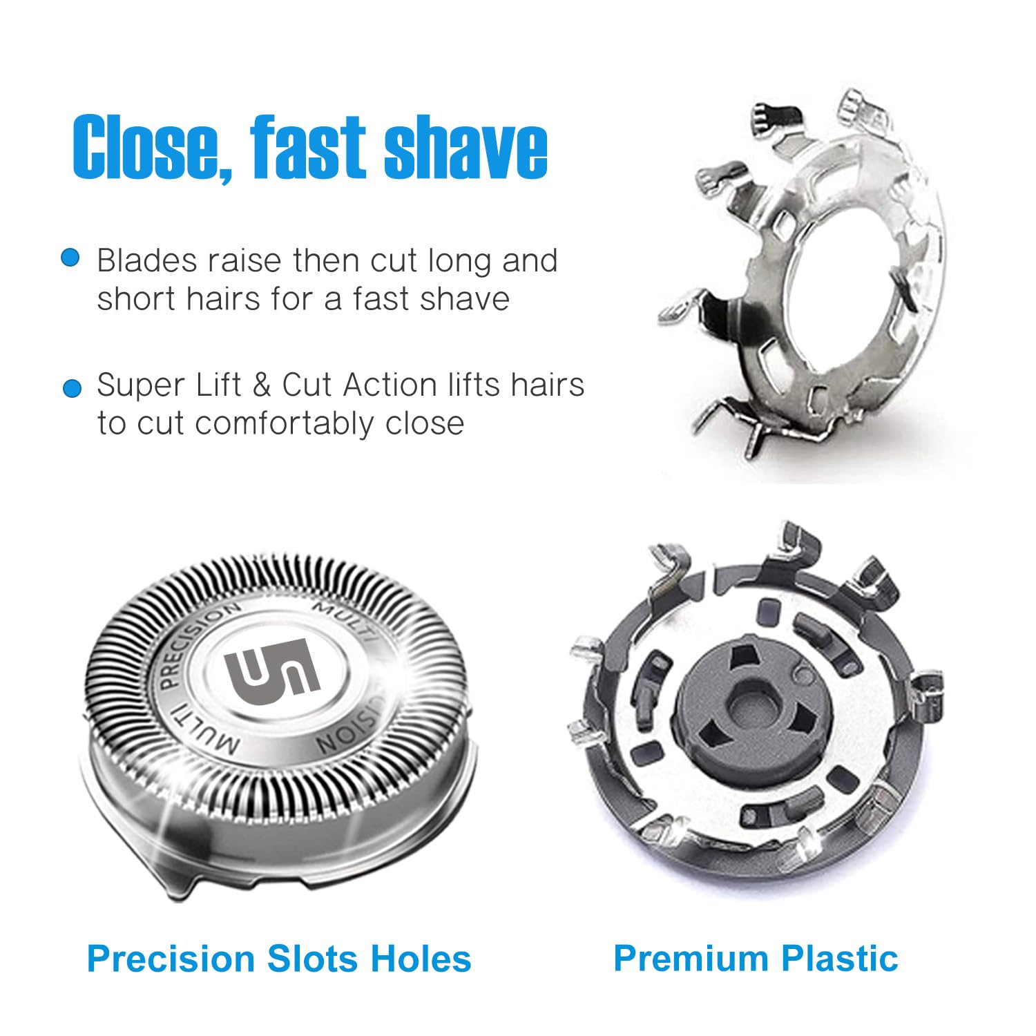 innobeaut SH50 blade detail focusing on cutting mesh that increases trimming precision