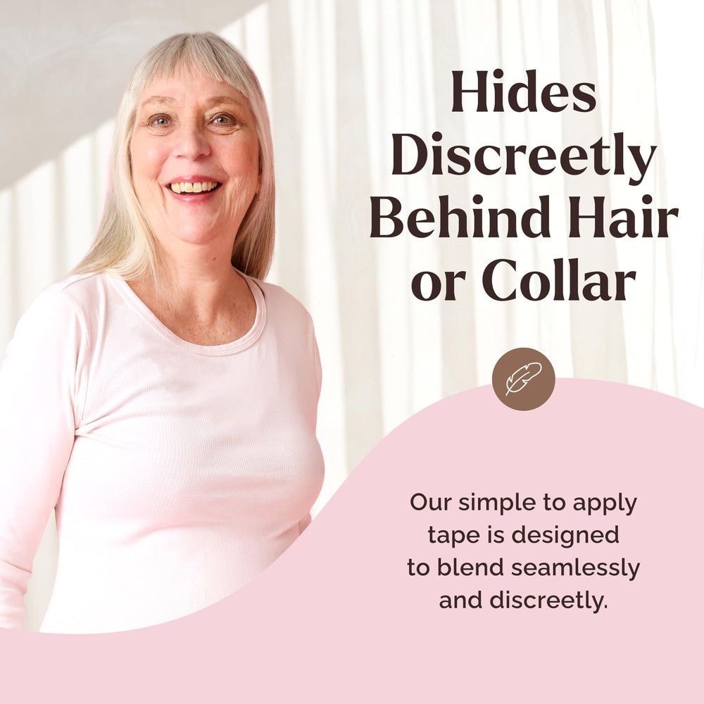 Instant Lifts Skinnies removed strip flexed to show gentle removal and skin-friendly design