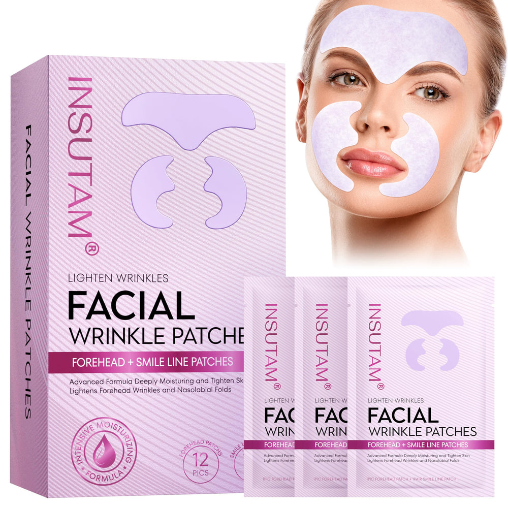 Insutam front packaging showing pink box and included patches, clear product branding and convenience