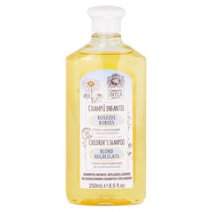 Intea front bottle view showing chamomile shampoo benefits