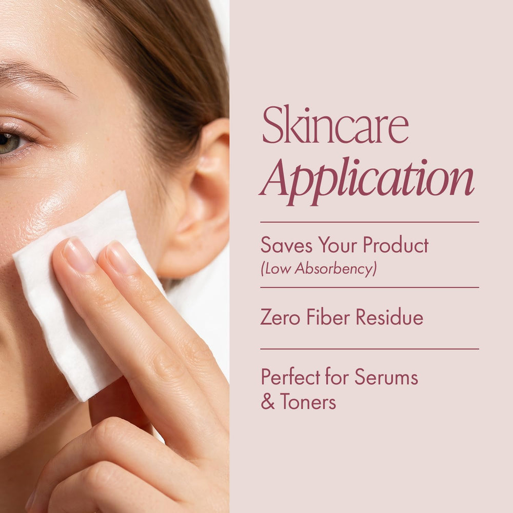 Intrinsics wipe removing makeup showing clean, lint-free finish