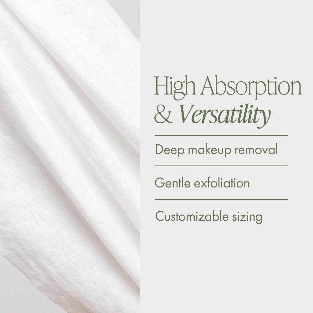 Intrinsics cotton roll next to hand showing 12-inch scale and customizable benefit