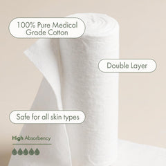Intrinsics close-up texture of pure cotton showing high-absorbency benefit