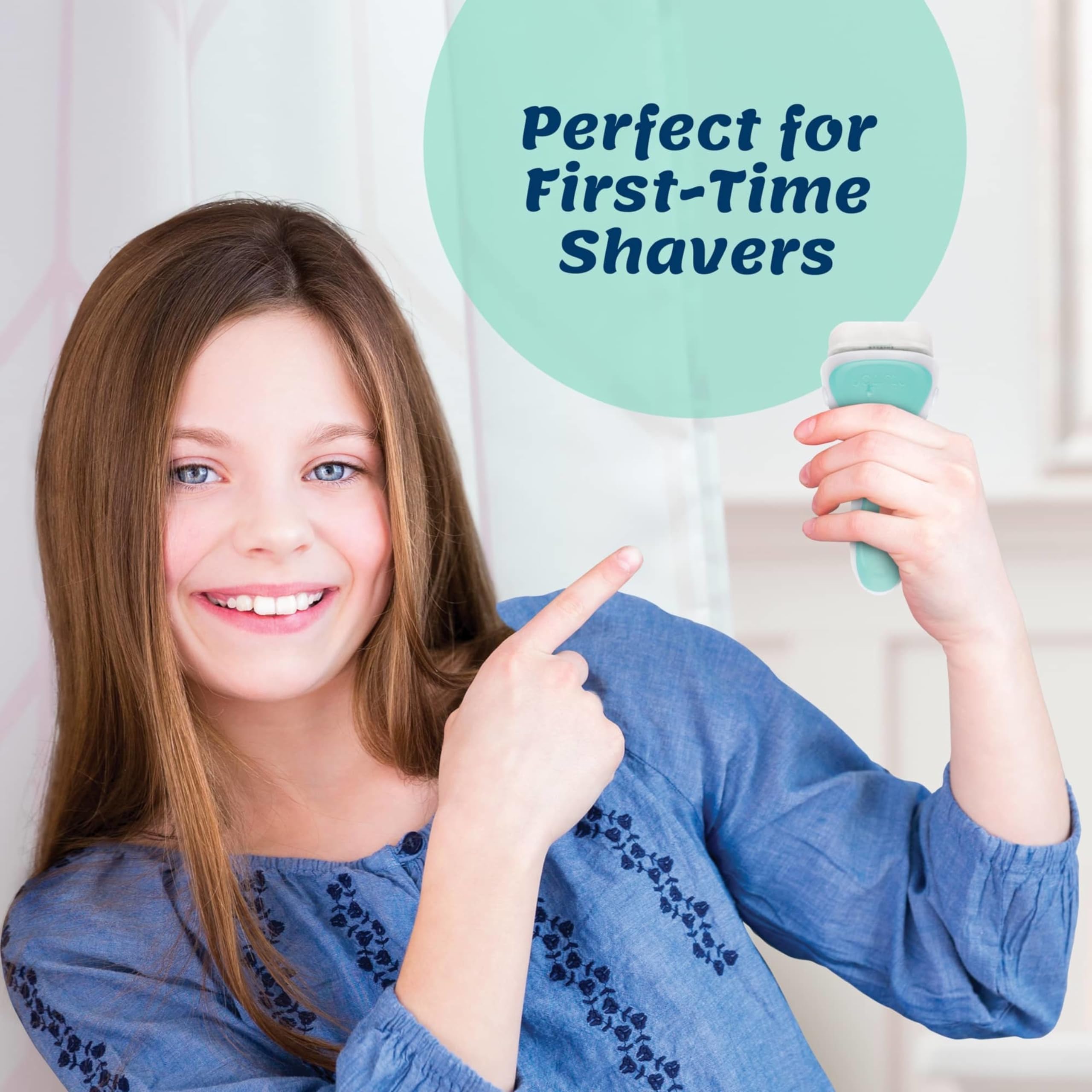 INTUITION razor in bathroom during shaving routine demonstrating time savings