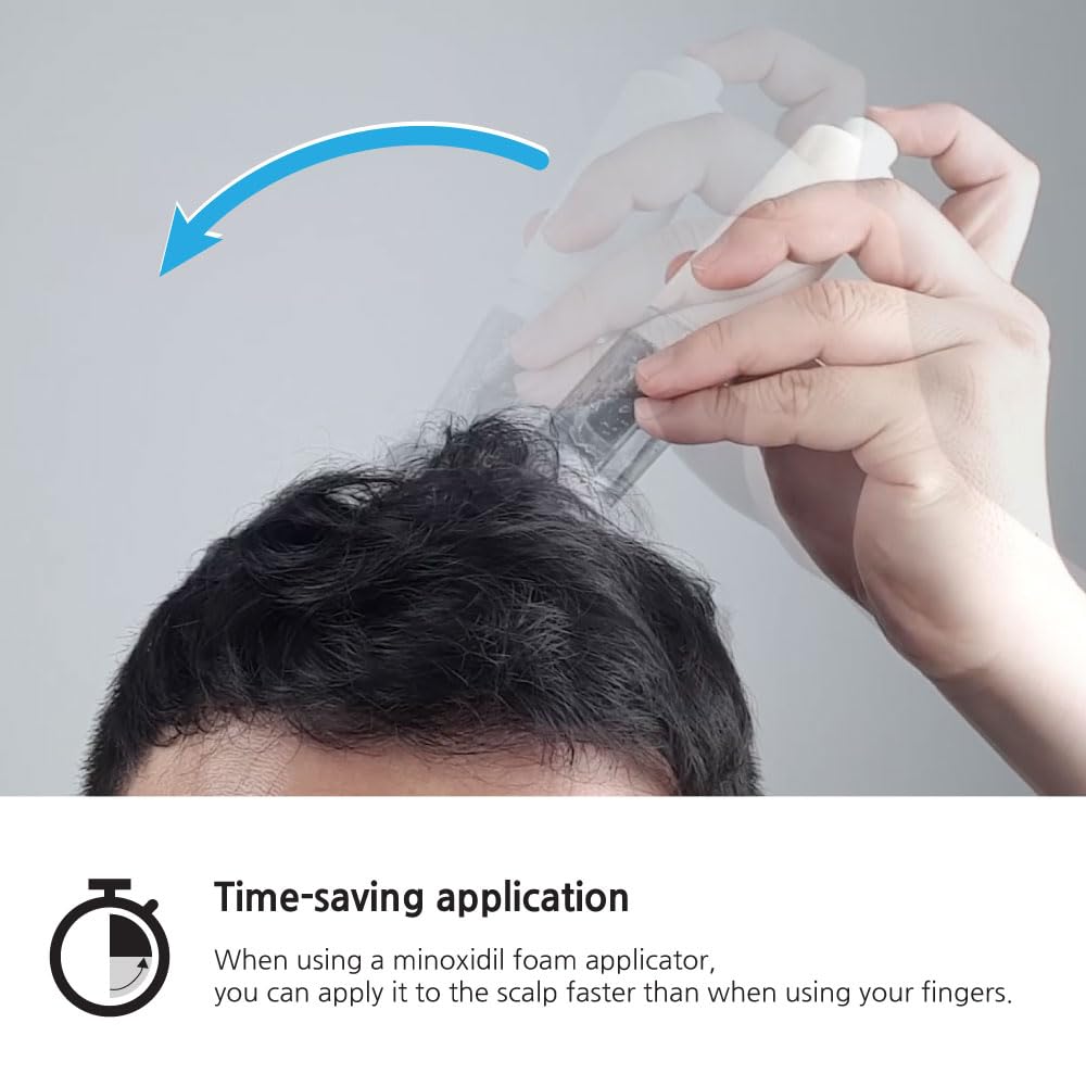 inveneed applicator attached to a foam can for mess-free application