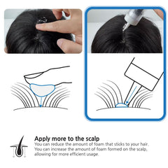 inveneed transparent diagram of foam path showing improved scalp contact