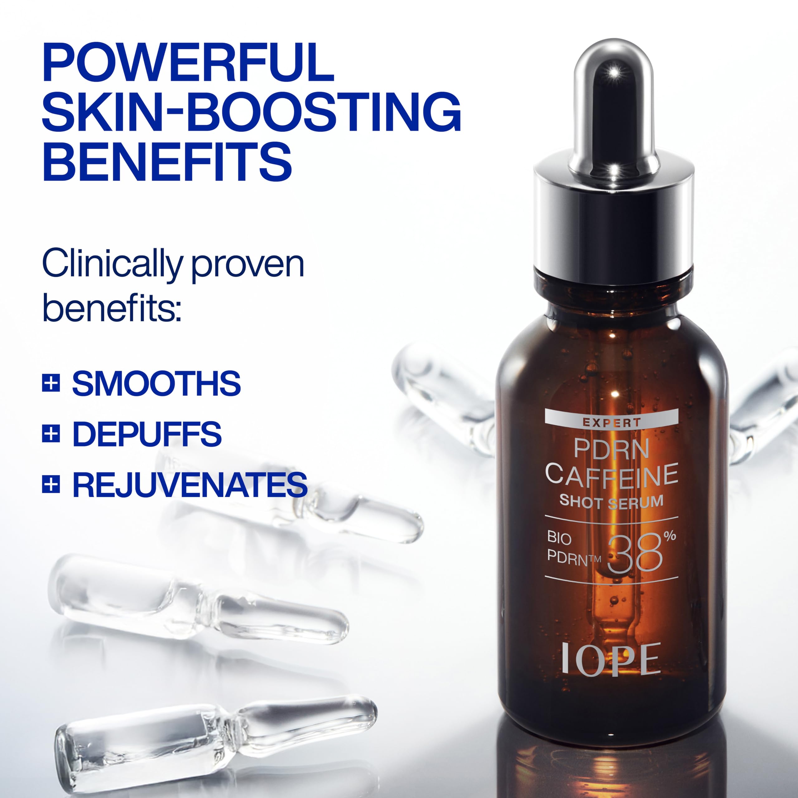 IOPE pipette dispensing serum highlighting precise application and control