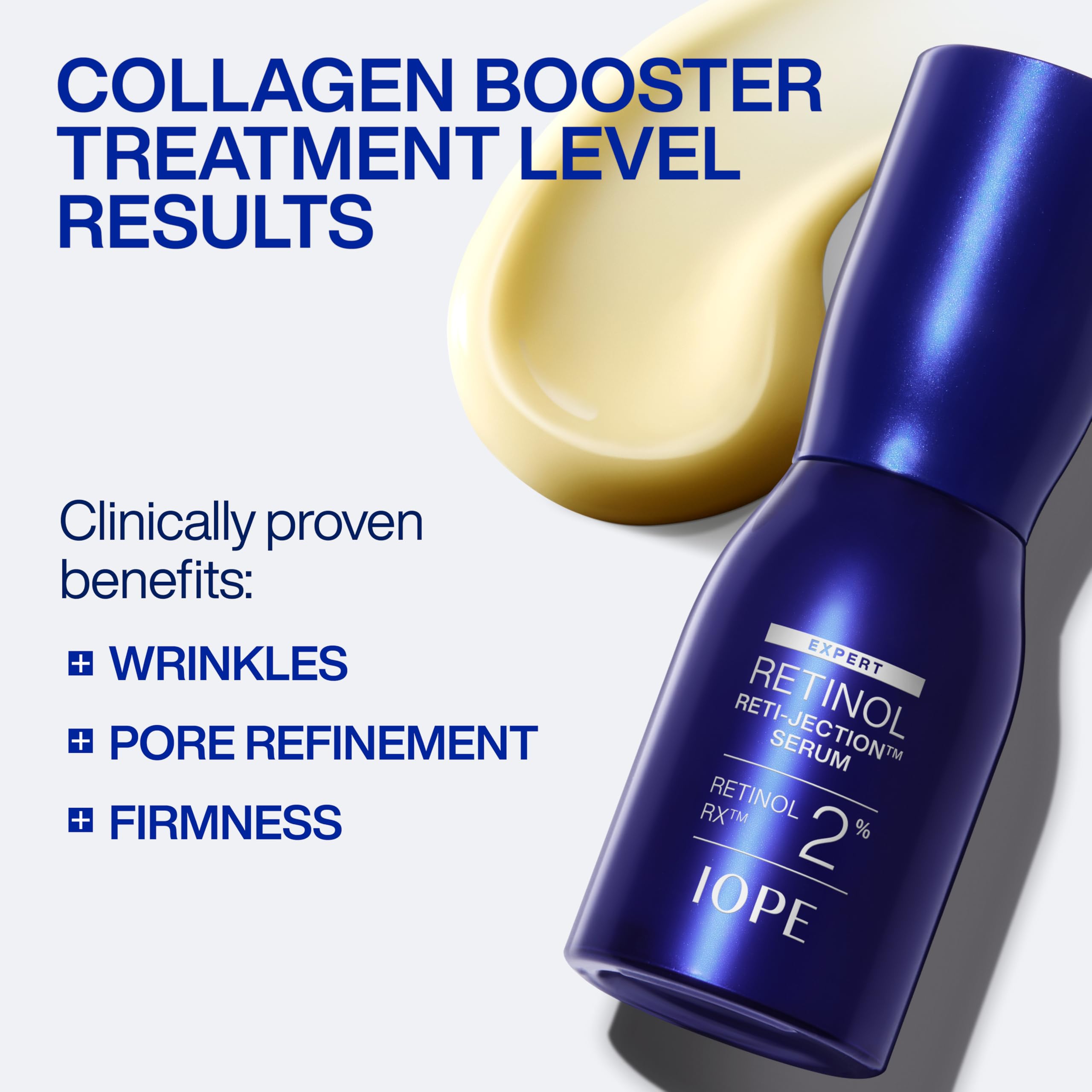 IOPE serum drop showing smooth lightweight texture for comfortable absorption