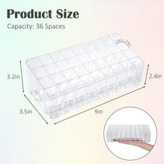 IPENP close-up crystal acrylic detail highlighting smooth edges and polished clarity benefit