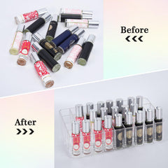 IPENP size comparison with a rollerball bottle to show scale and space-saving benefit