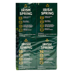 Irish Spring bar close-up with lather demonstrating conditioning and foam