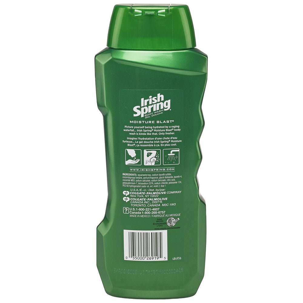 Irish Spring close-up of creamy lather texture that conditions and cleans