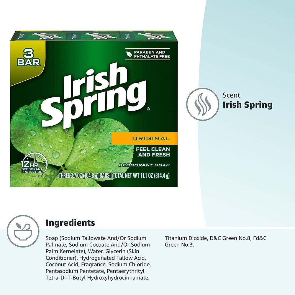Person using Irish Spring washing hands showing reliable cleansing