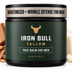 Iron Bull front jar view showing clean packaging and compact 2oz size benefit