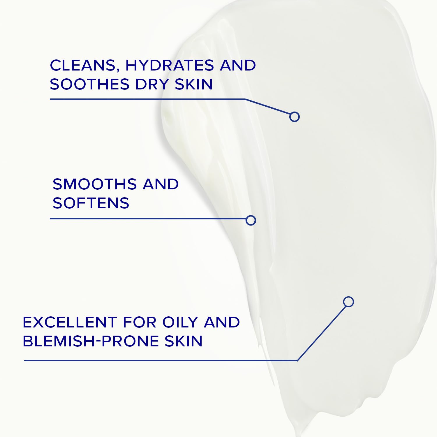 iS CLINICAL texture close-up demonstrating creamy non-foaming formula and hydration