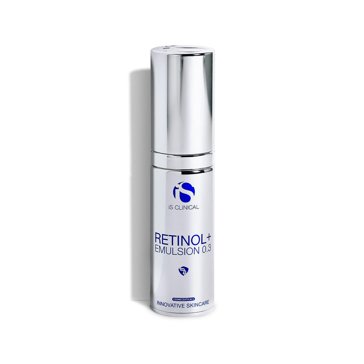 iS CLINICAL front packaging showing bottle and label, conveys premium skincare benefits