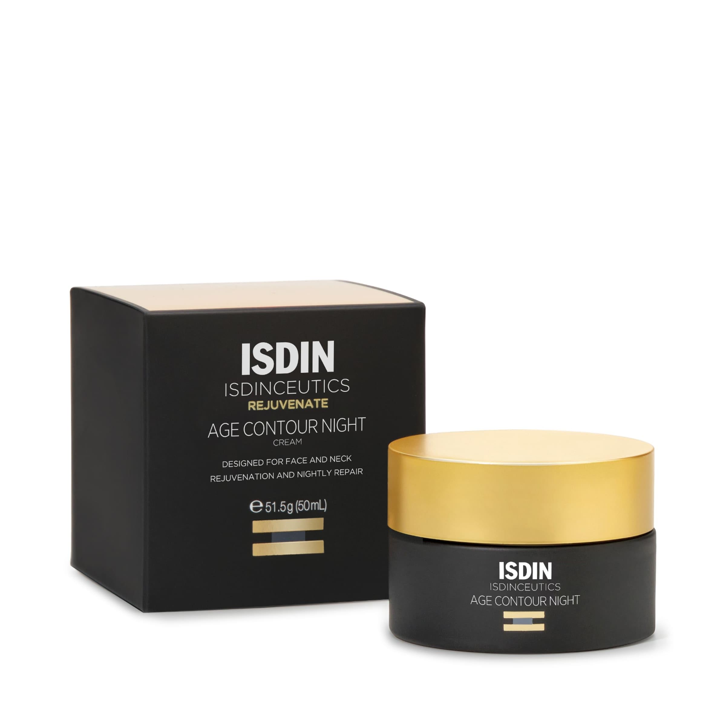 ISDIN jar front view highlighting nourishing night cream benefits