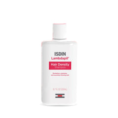 ISDIN bottle front view showing product and volumizing benefit
