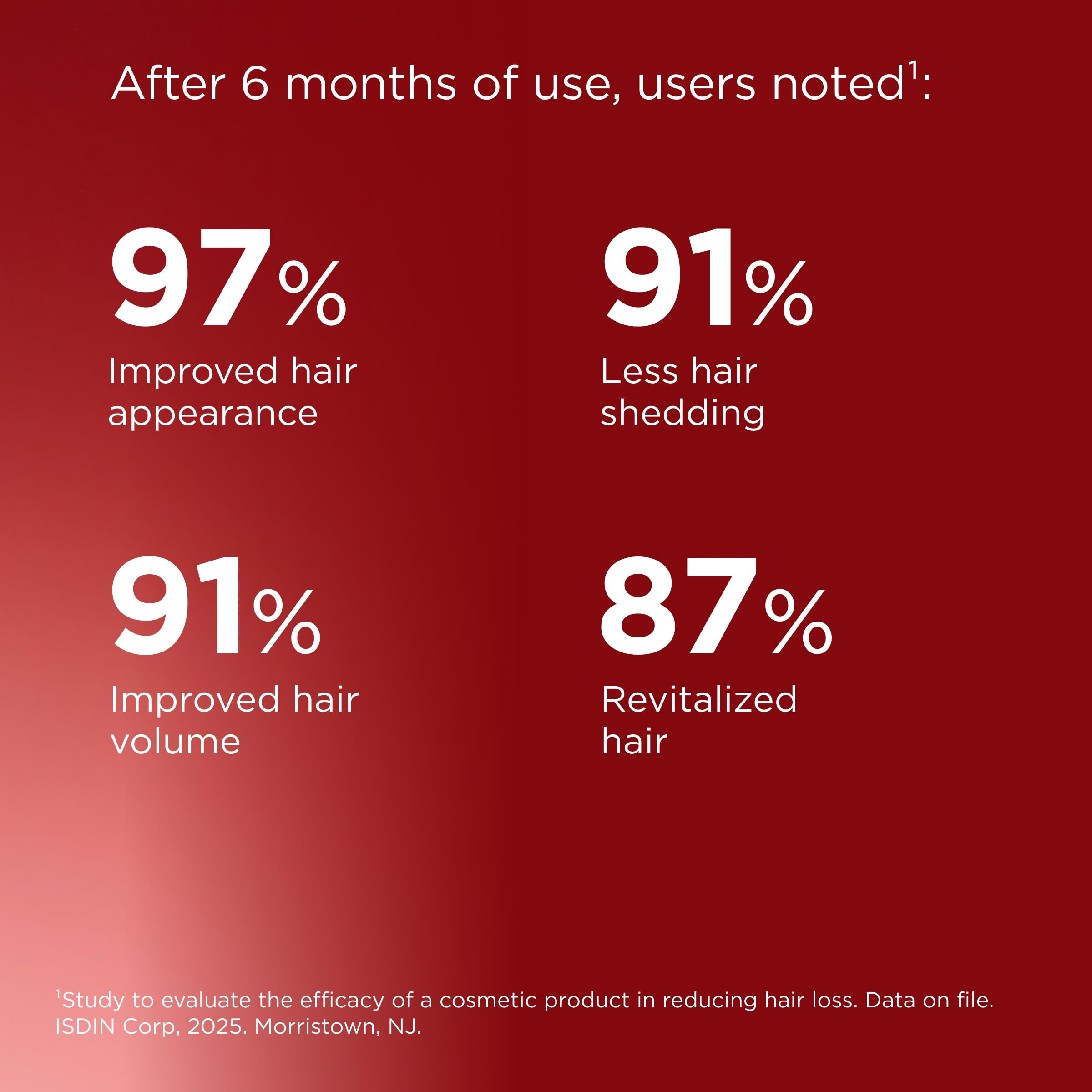 ISDIN Lambdapil applied to scalp in use, demonstrates easy everyday application