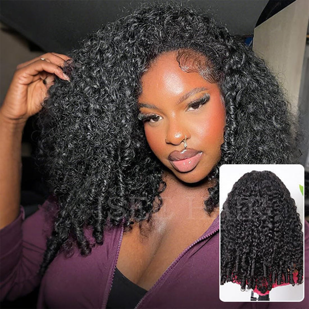 ISEE hair ends close-up displaying healthy shine and no-shedding