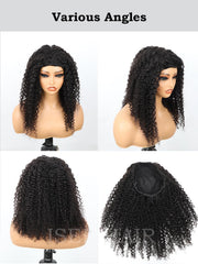 ISEE close-up of kinky curly Brazilian hair texture for soft bouncy curls