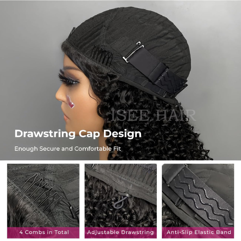ISEE side profile worn with short leave-out demonstrating seamless blend
