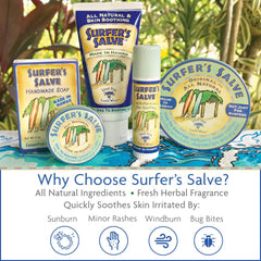 Island Soap & Candle Works close-up of balm texture demonstrating creamy moisturizing barrier