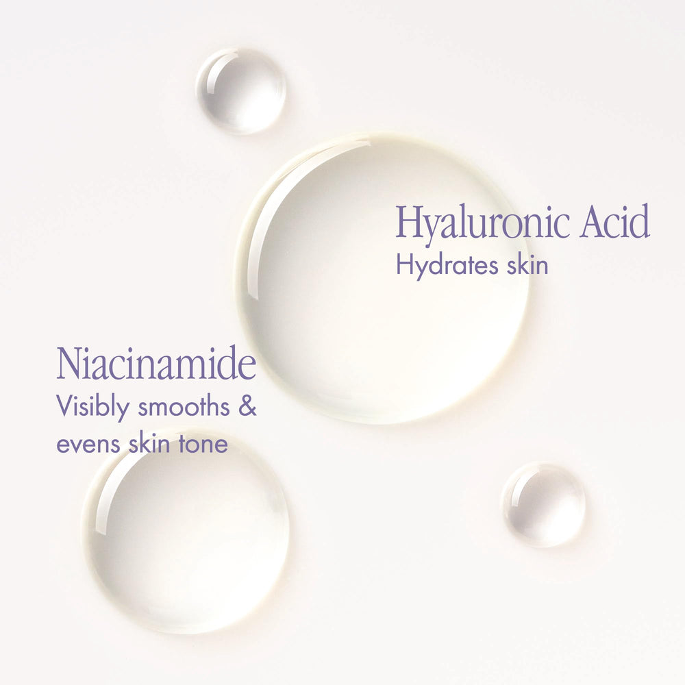 Isle of Paradise ingredients label highlighting niacinamide and hyaluronic benefits