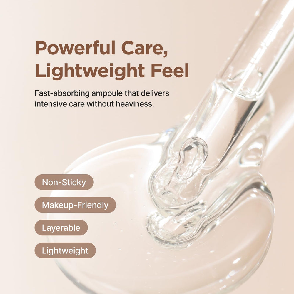 IsNtree ampoule on vanity conveying everyday skincare use