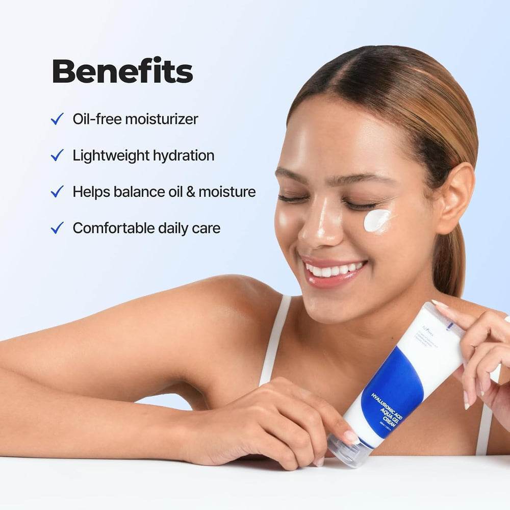 IsNtree gel dispensed from jar demonstrating easy application and quick absorption