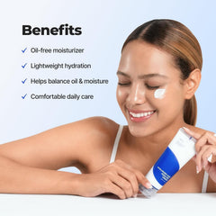 IsNtree gel dispensed from jar demonstrating easy application and quick absorption